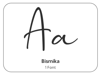 Bismika - Stylish Script Font