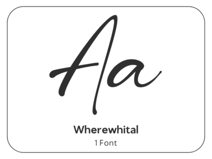 Wherewhital - Script Font